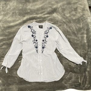Abercrombie & Fitch striped peasant top